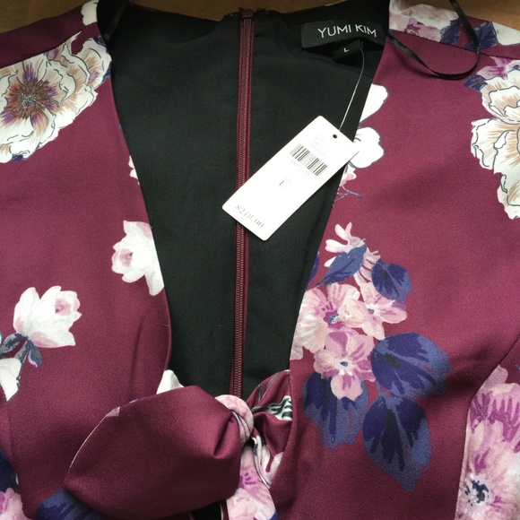 Anthropologie Yumi Kim Floral Cutout Jumpsuit new with tag - Picture 7 of 8